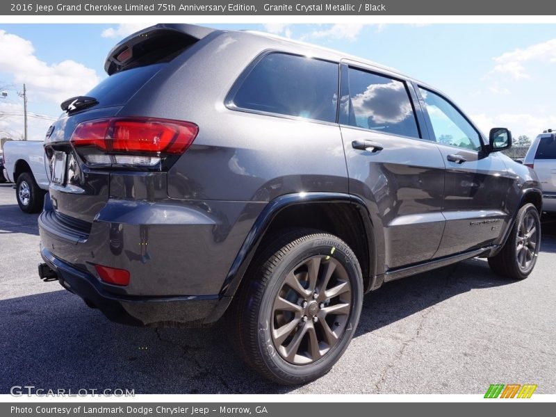 Granite Crystal Metallic / Black 2016 Jeep Grand Cherokee Limited 75th Anniversary Edition