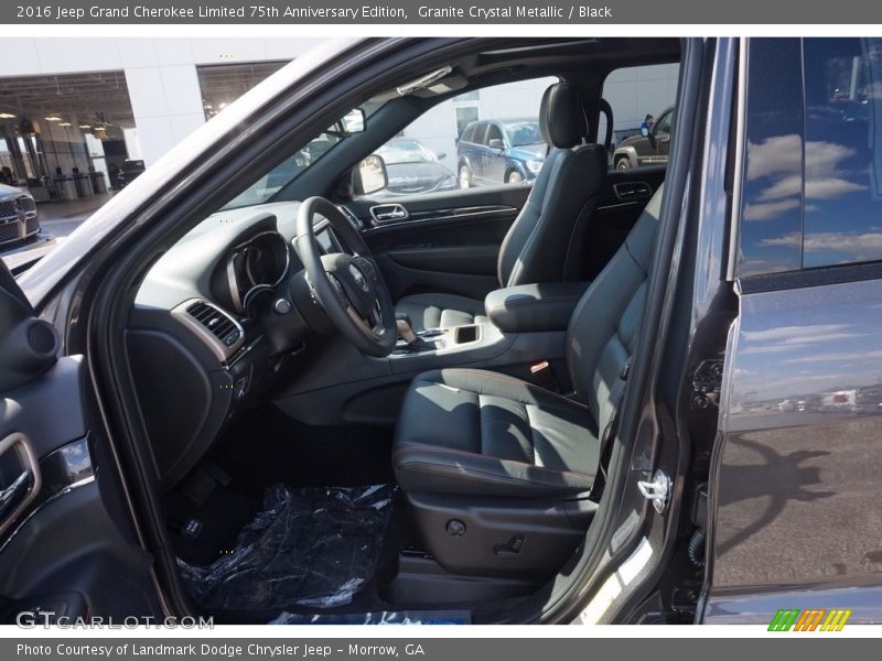 Granite Crystal Metallic / Black 2016 Jeep Grand Cherokee Limited 75th Anniversary Edition