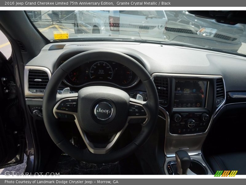 Granite Crystal Metallic / Black 2016 Jeep Grand Cherokee Limited 75th Anniversary Edition