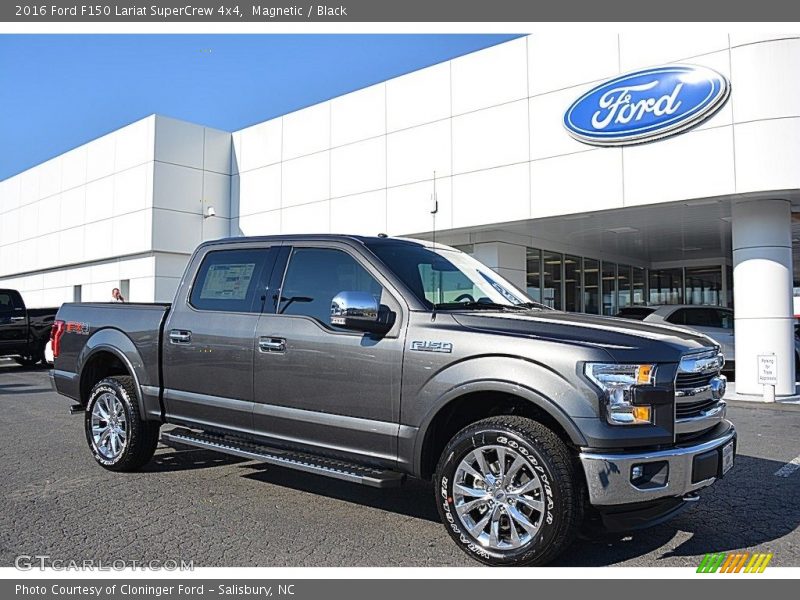Magnetic / Black 2016 Ford F150 Lariat SuperCrew 4x4