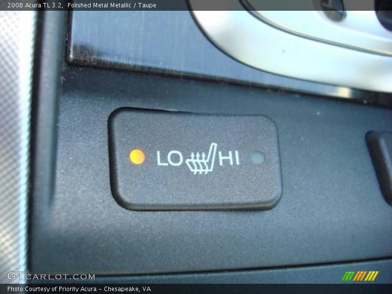 Polished Metal Metallic / Taupe 2008 Acura TL 3.2