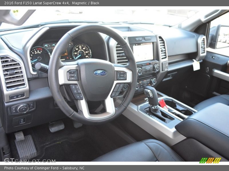 Magnetic / Black 2016 Ford F150 Lariat SuperCrew 4x4