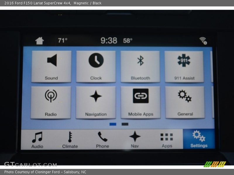 Magnetic / Black 2016 Ford F150 Lariat SuperCrew 4x4