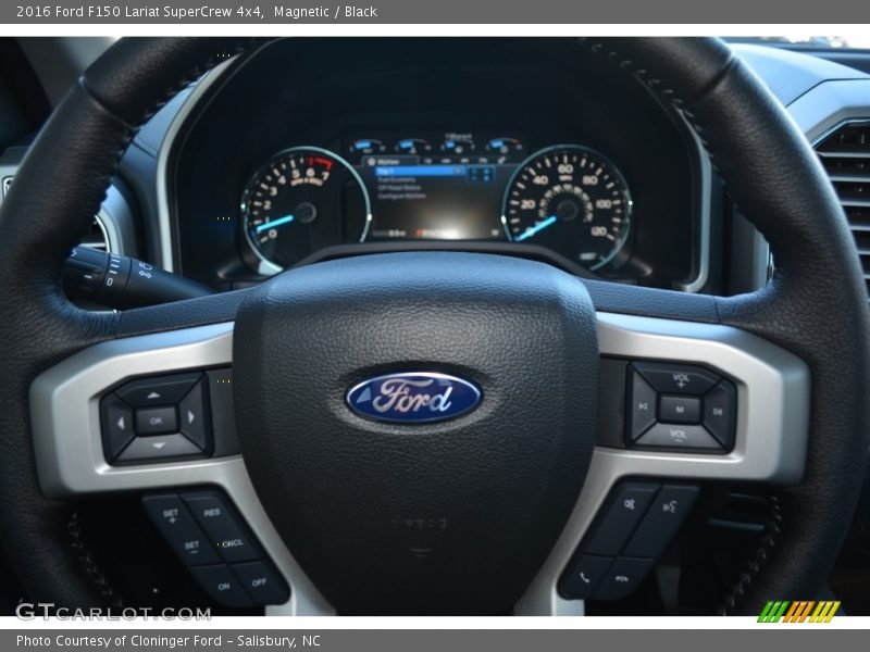 Magnetic / Black 2016 Ford F150 Lariat SuperCrew 4x4