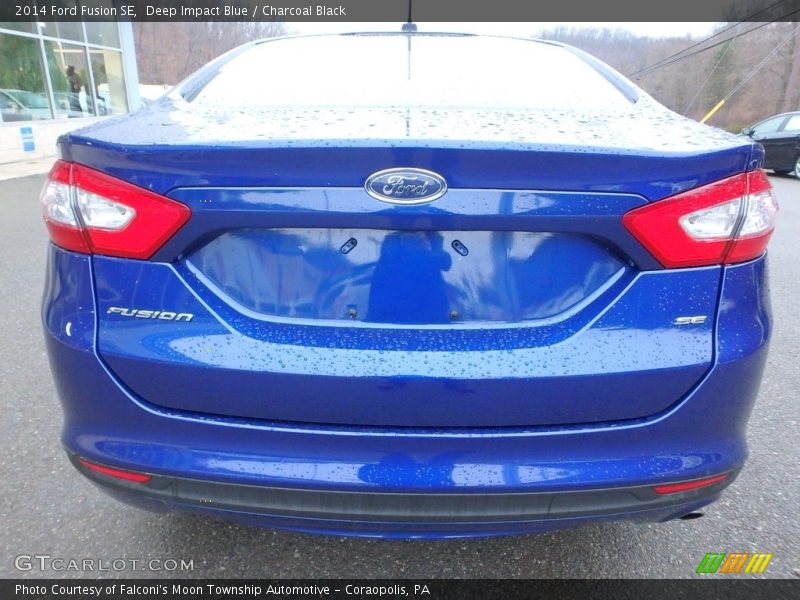 Deep Impact Blue / Charcoal Black 2014 Ford Fusion SE