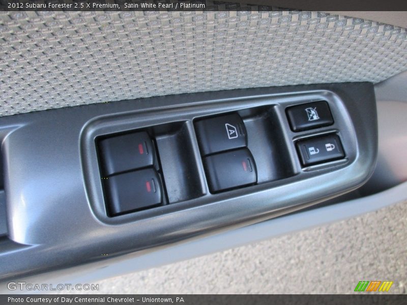 Satin White Pearl / Platinum 2012 Subaru Forester 2.5 X Premium