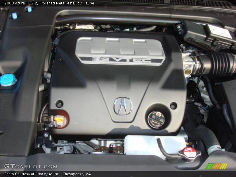 Polished Metal Metallic / Taupe 2008 Acura TL 3.2