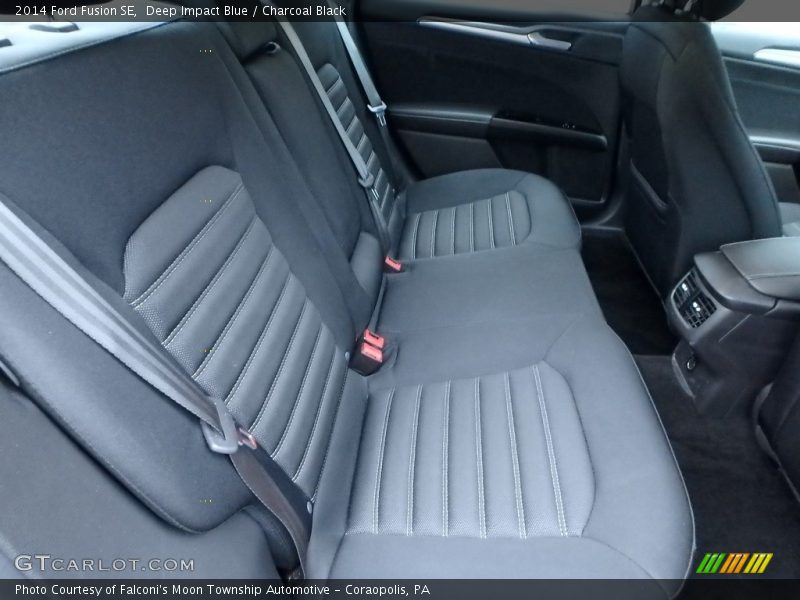 Deep Impact Blue / Charcoal Black 2014 Ford Fusion SE