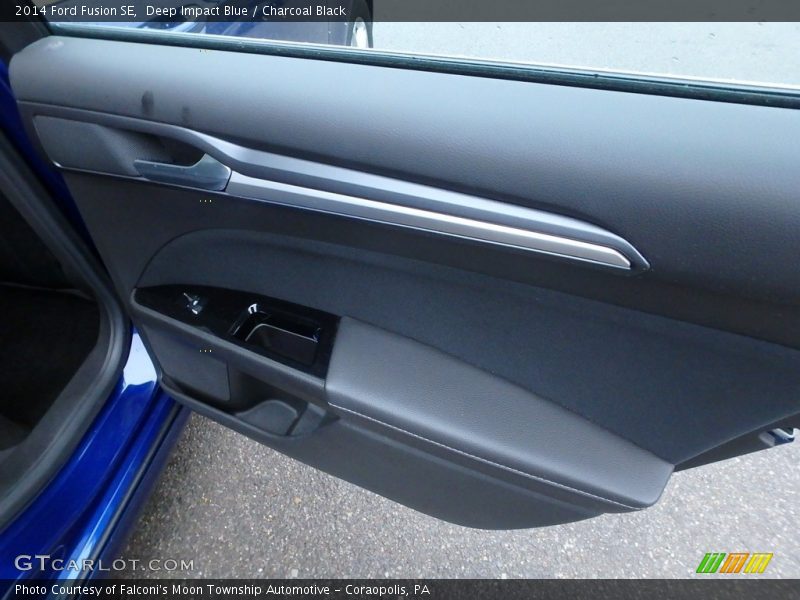 Deep Impact Blue / Charcoal Black 2014 Ford Fusion SE