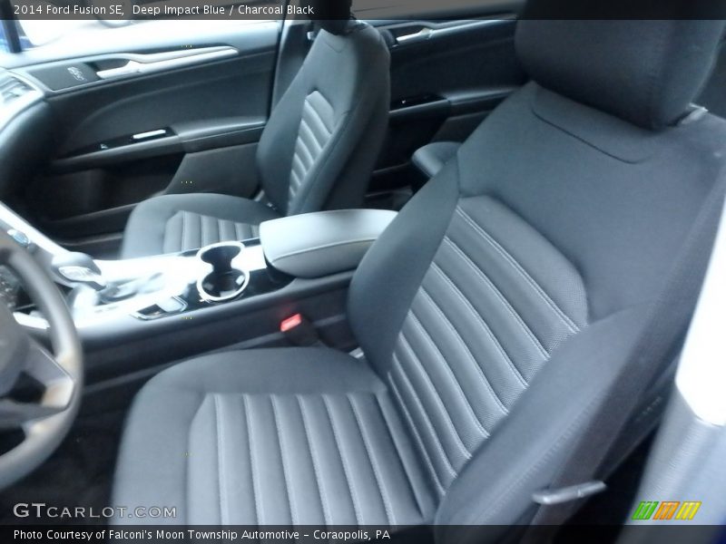 Deep Impact Blue / Charcoal Black 2014 Ford Fusion SE