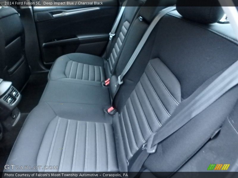 Deep Impact Blue / Charcoal Black 2014 Ford Fusion SE