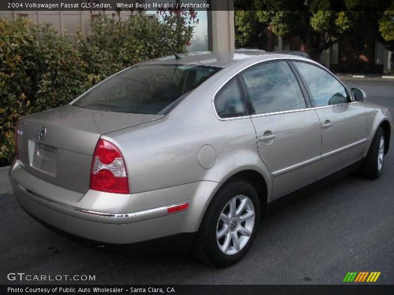 Wheat Beige Metallic / Anthracite 2004 Volkswagen Passat GLS Sedan