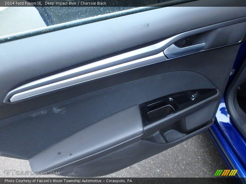 Deep Impact Blue / Charcoal Black 2014 Ford Fusion SE