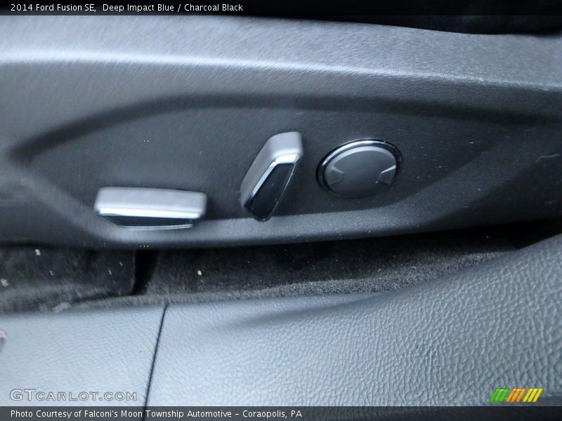 Deep Impact Blue / Charcoal Black 2014 Ford Fusion SE