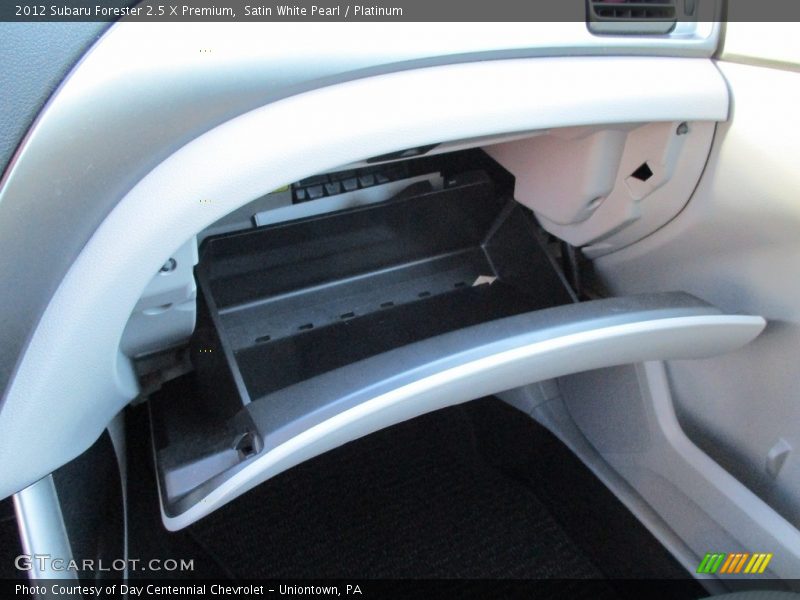 Satin White Pearl / Platinum 2012 Subaru Forester 2.5 X Premium