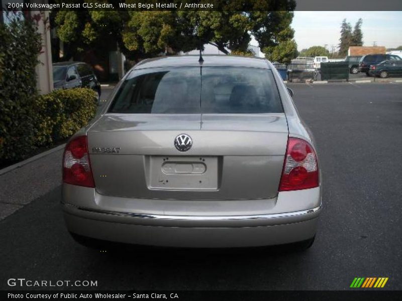 Wheat Beige Metallic / Anthracite 2004 Volkswagen Passat GLS Sedan