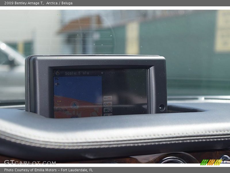 Navigation of 2009 Arnage T