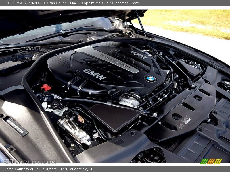  2013 6 Series 650i Gran Coupe Engine - 4.4 Liter DI TwinPower Turbocharged DOHC 32-Valve VVT V8