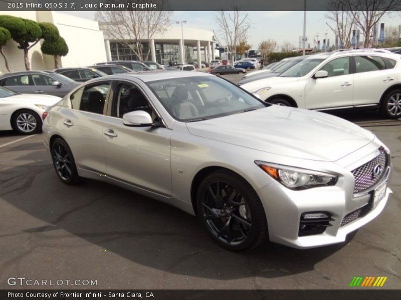 Liquid Platinum / Graphite 2015 Infiniti Q50 S 3.7