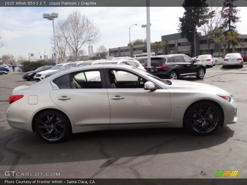 Liquid Platinum / Graphite 2015 Infiniti Q50 S 3.7