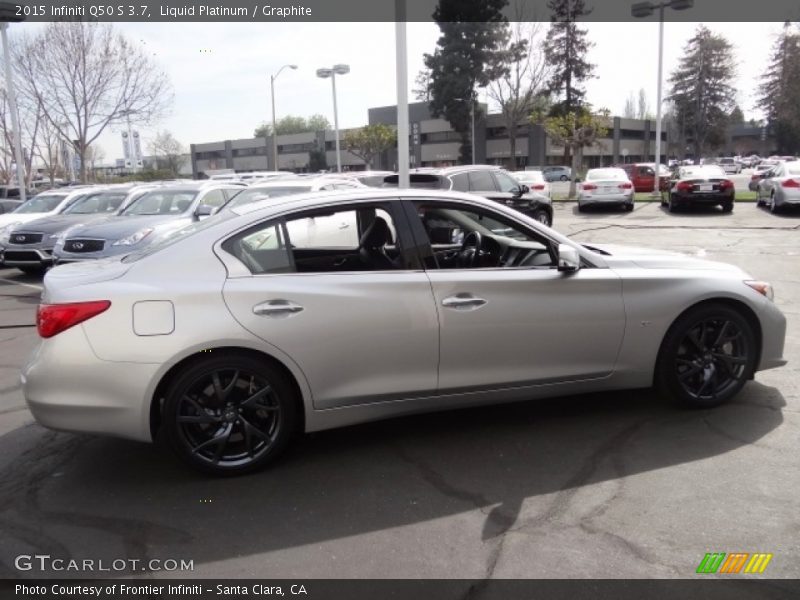 Liquid Platinum / Graphite 2015 Infiniti Q50 S 3.7