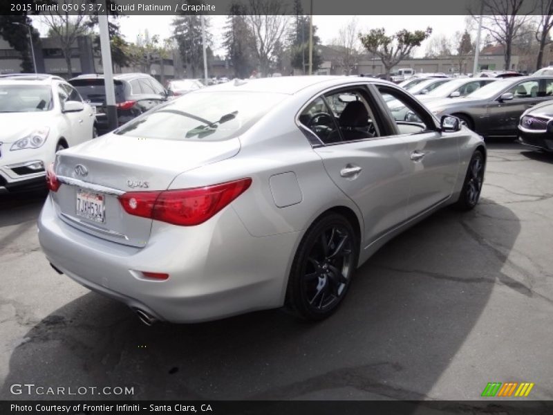 Liquid Platinum / Graphite 2015 Infiniti Q50 S 3.7