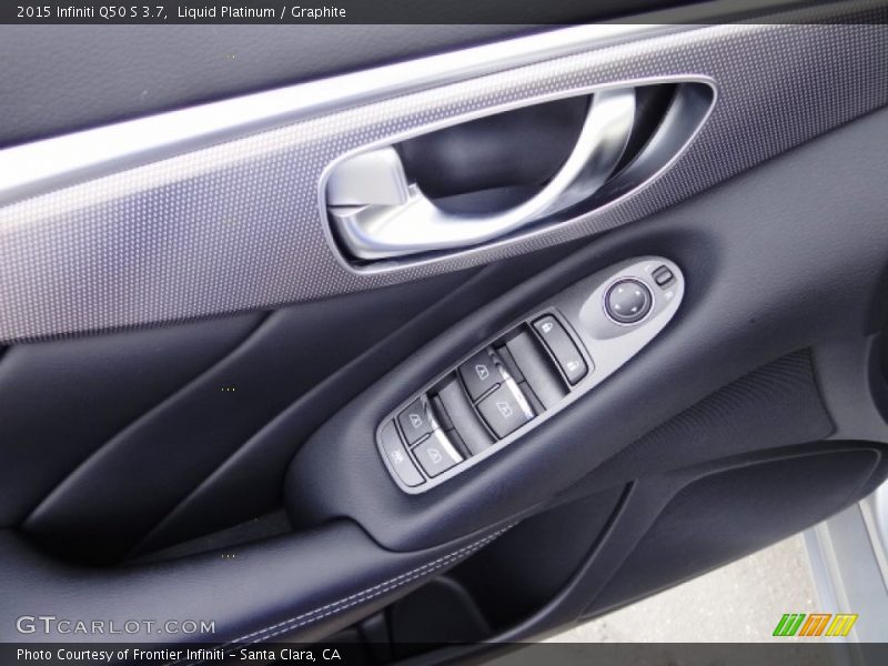 Liquid Platinum / Graphite 2015 Infiniti Q50 S 3.7