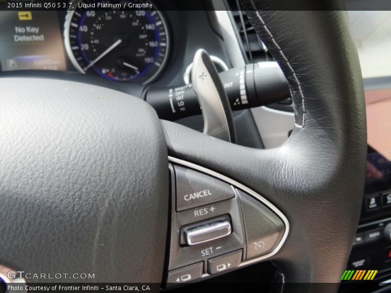 Liquid Platinum / Graphite 2015 Infiniti Q50 S 3.7