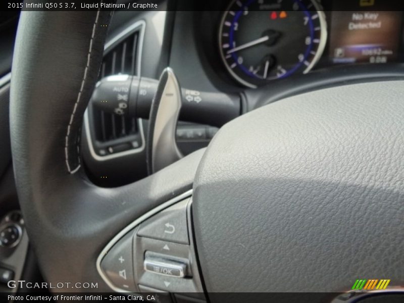 Liquid Platinum / Graphite 2015 Infiniti Q50 S 3.7