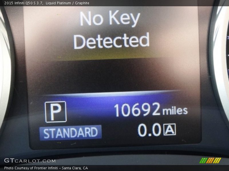 Liquid Platinum / Graphite 2015 Infiniti Q50 S 3.7