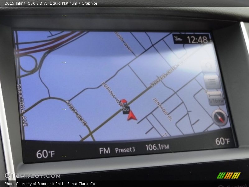 Liquid Platinum / Graphite 2015 Infiniti Q50 S 3.7