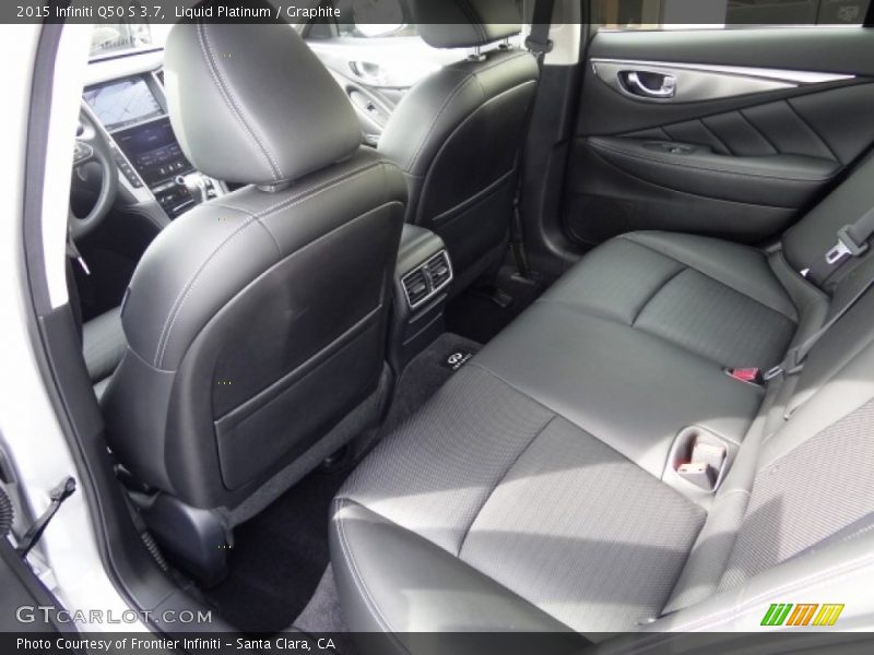 Liquid Platinum / Graphite 2015 Infiniti Q50 S 3.7
