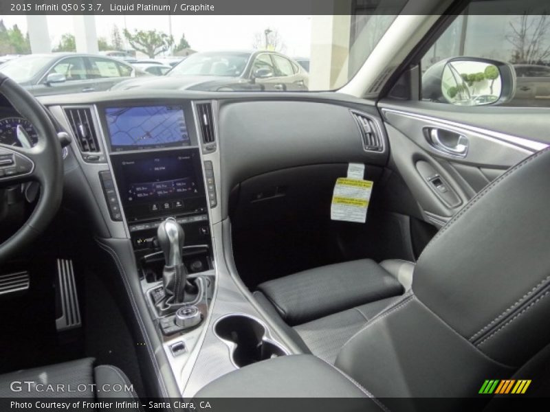 Liquid Platinum / Graphite 2015 Infiniti Q50 S 3.7