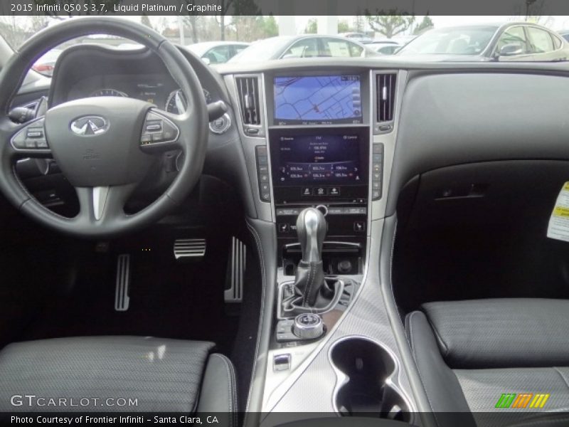 Liquid Platinum / Graphite 2015 Infiniti Q50 S 3.7