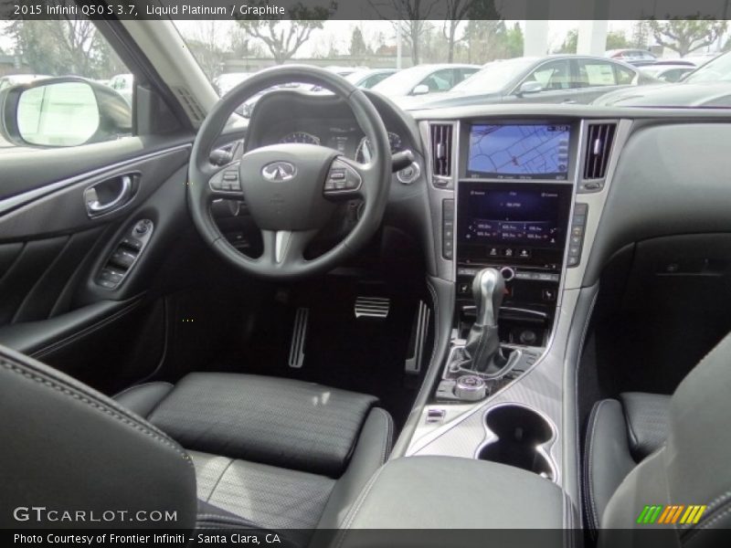 Liquid Platinum / Graphite 2015 Infiniti Q50 S 3.7