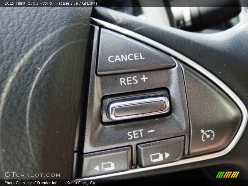 Hagane Blue / Graphite 2015 Infiniti Q50 S Hybrid