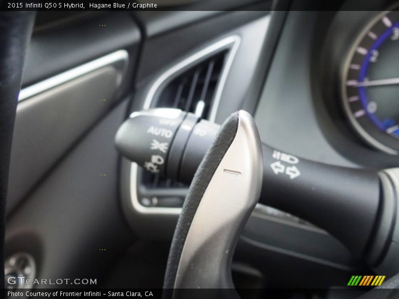 Hagane Blue / Graphite 2015 Infiniti Q50 S Hybrid
