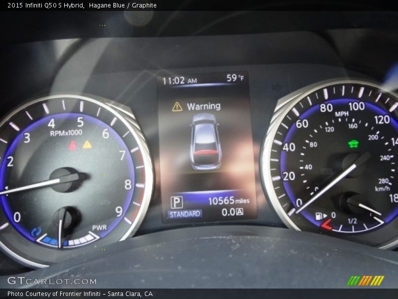 Hagane Blue / Graphite 2015 Infiniti Q50 S Hybrid