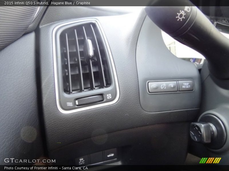 Hagane Blue / Graphite 2015 Infiniti Q50 S Hybrid