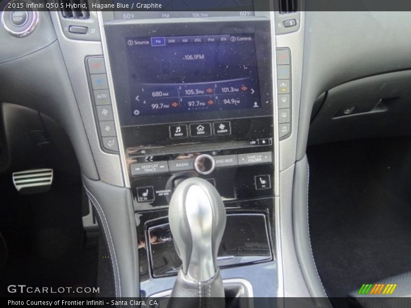 Hagane Blue / Graphite 2015 Infiniti Q50 S Hybrid