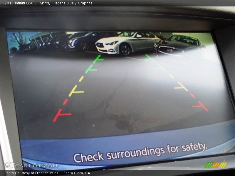 Hagane Blue / Graphite 2015 Infiniti Q50 S Hybrid