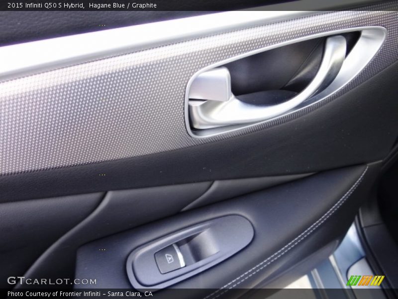 Hagane Blue / Graphite 2015 Infiniti Q50 S Hybrid