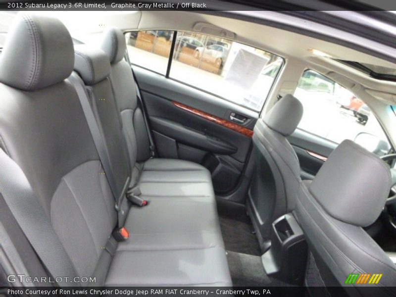 Graphite Gray Metallic / Off Black 2012 Subaru Legacy 3.6R Limited