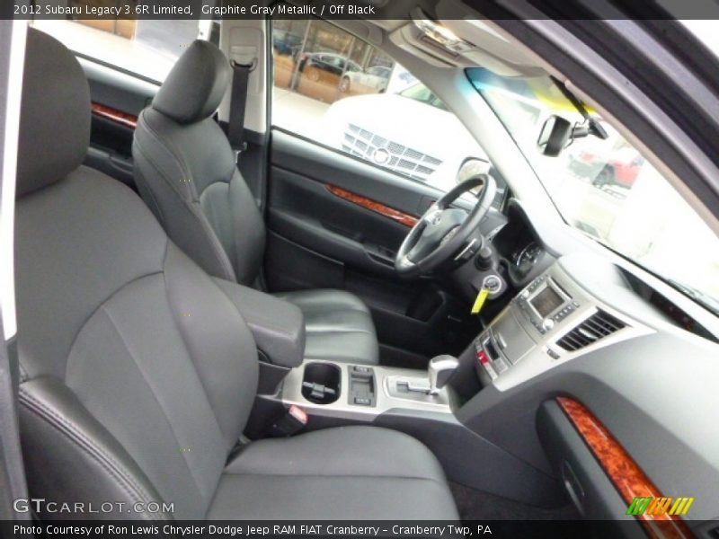 Graphite Gray Metallic / Off Black 2012 Subaru Legacy 3.6R Limited