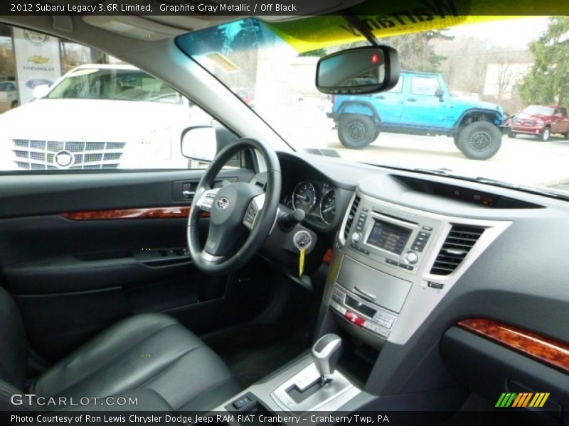 Graphite Gray Metallic / Off Black 2012 Subaru Legacy 3.6R Limited