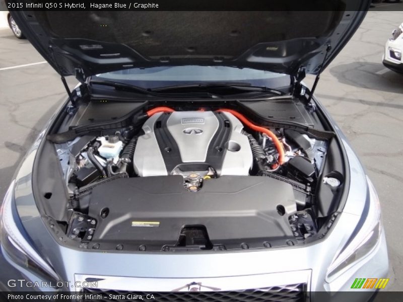 Hagane Blue / Graphite 2015 Infiniti Q50 S Hybrid