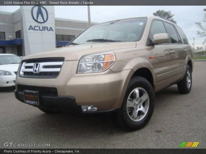 Desert Rock Metallic / Saddle 2006 Honda Pilot EX-L 4WD