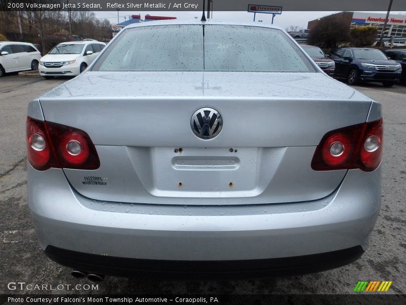 Reflex Silver Metallic / Art Grey 2008 Volkswagen Jetta S Sedan