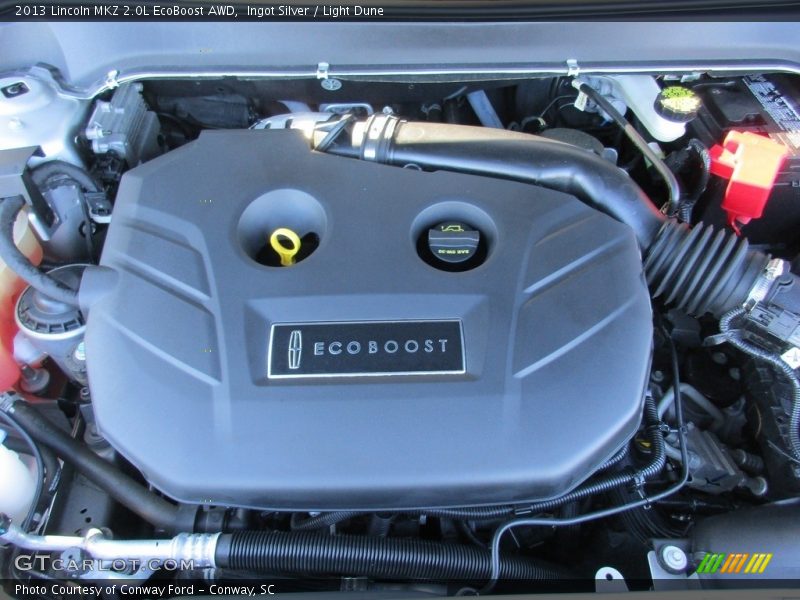  2013 MKZ 2.0L EcoBoost AWD Engine - 2.0 Liter GTDI EcoBoost Turbocharged DOHC 16-Valve Ti-VCT 4 Cylinder