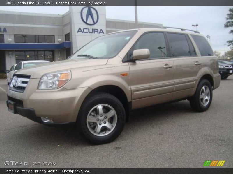 Desert Rock Metallic / Saddle 2006 Honda Pilot EX-L 4WD